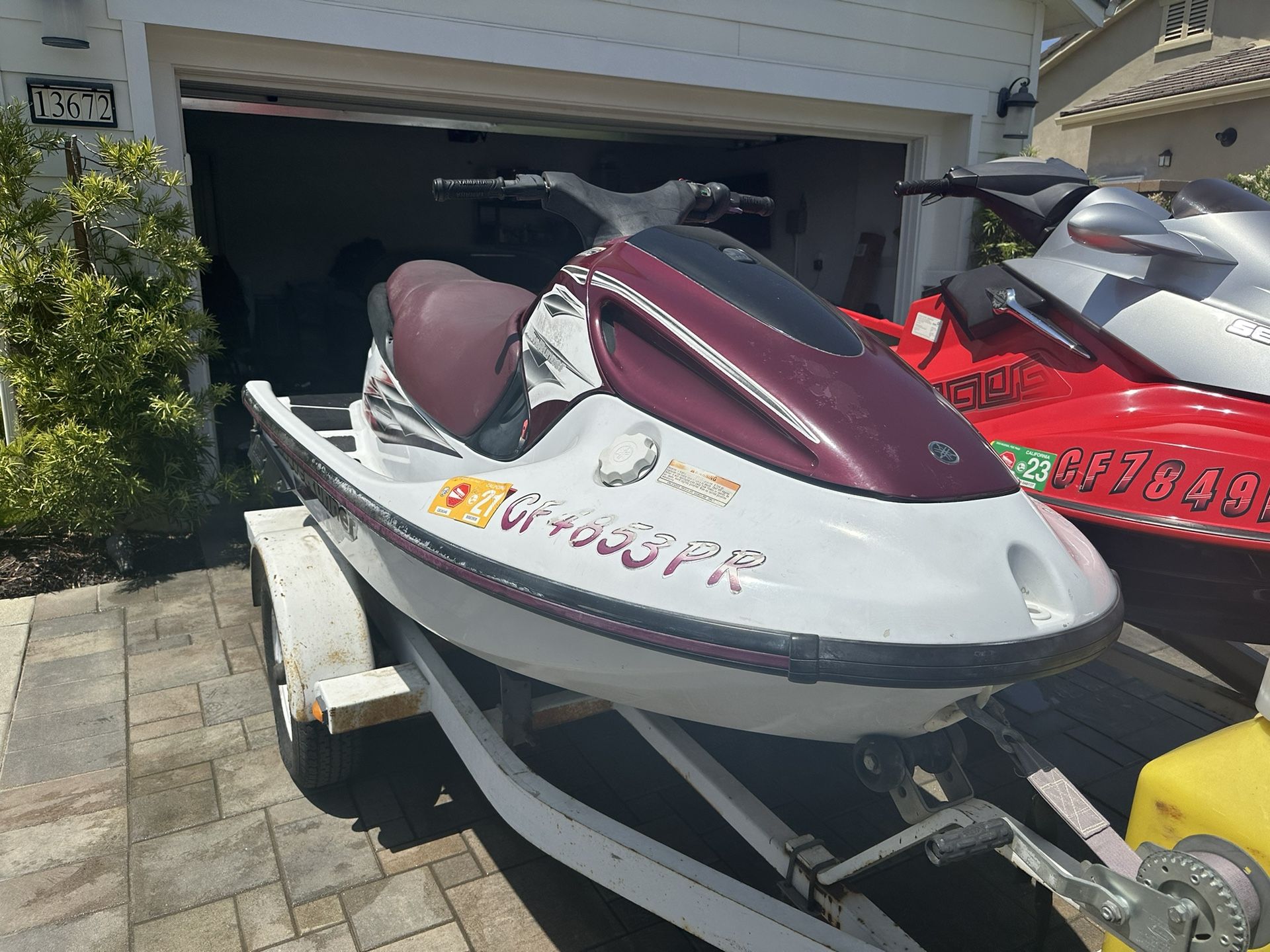 2000 Yamaha WaveRunner GP760 jet ski (Pink Slip in hand) for Sale in