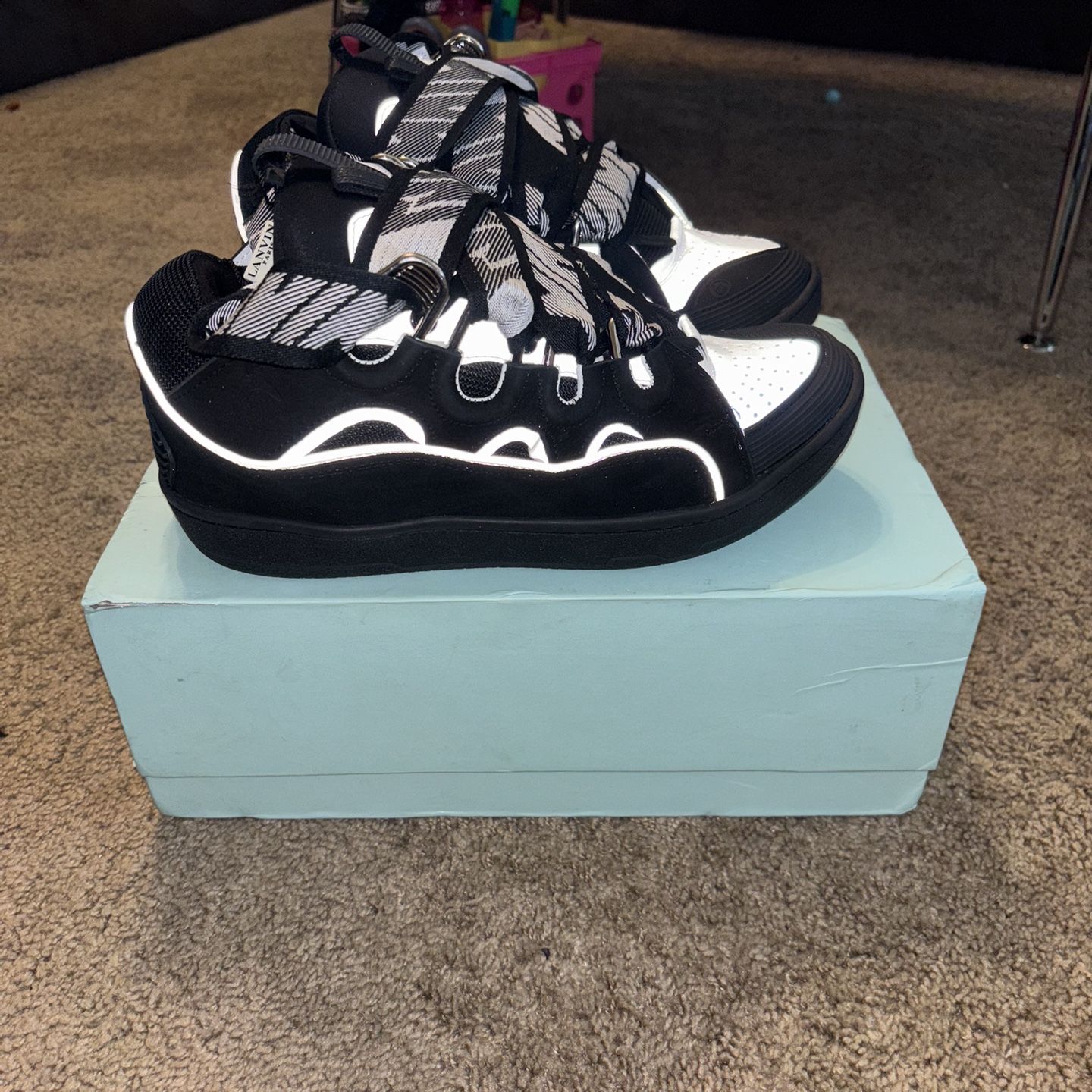 Authentic Lanvin Curb Sneakers Size 43 And 44 Available for Sale 