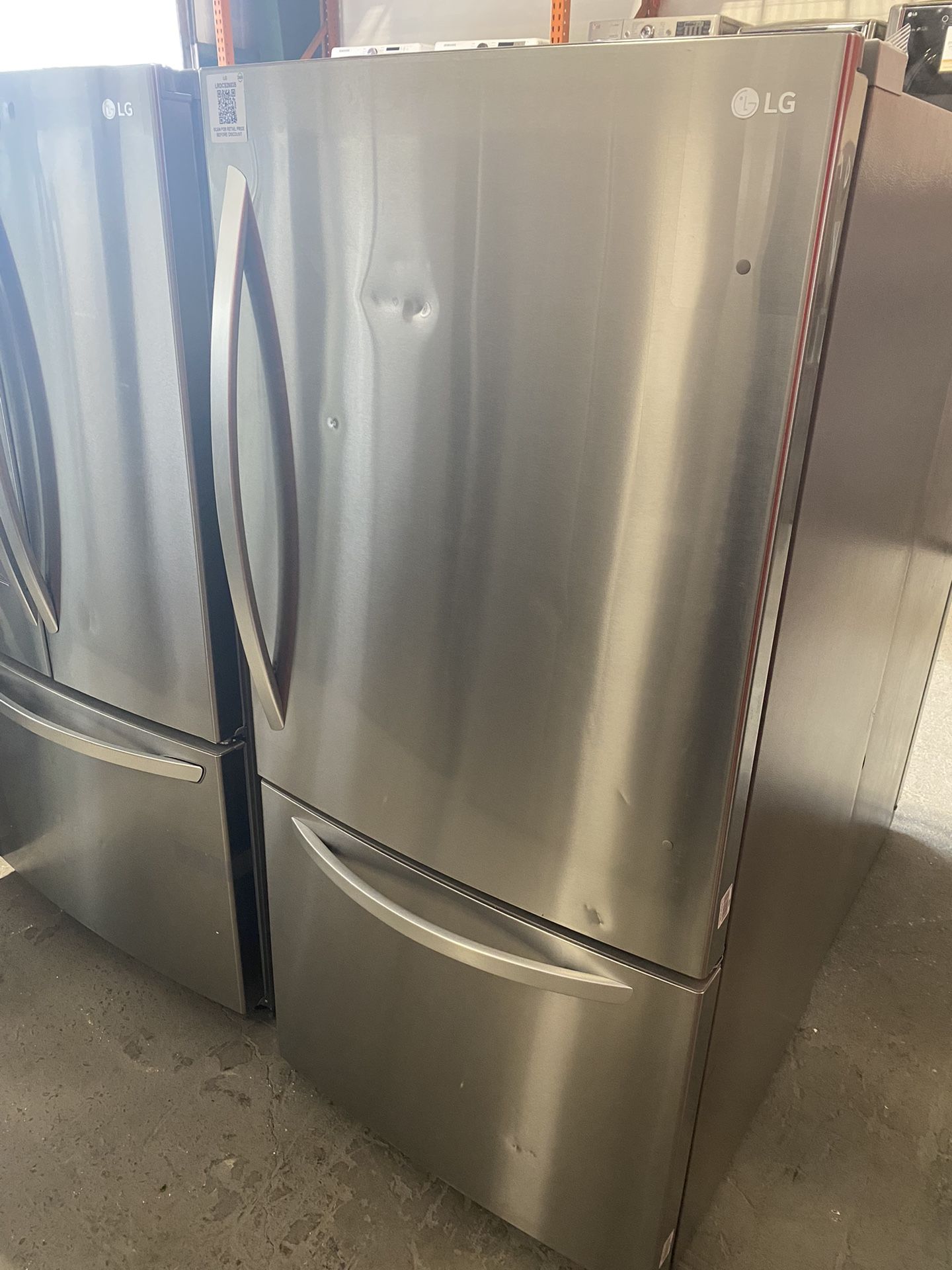 Stainless Steel 26 Cu. Ft. Bottom Freezer Refrigerator
