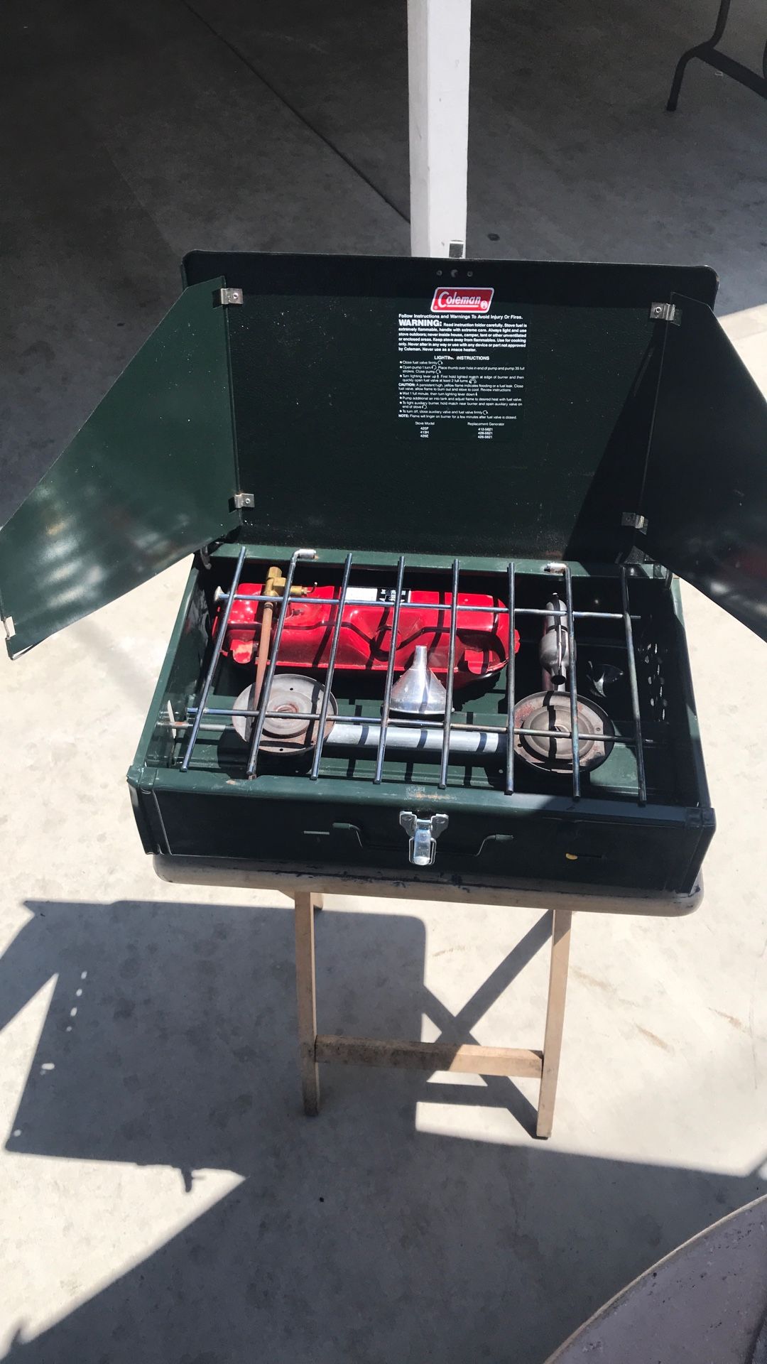 Coleman 425 F Fuel Stove Vintage 