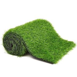 Juvale Artificial Grass Table Runner for Sports, Birthday Party Decorations, Wedding Banquet Table Set, 14 x 108 inches