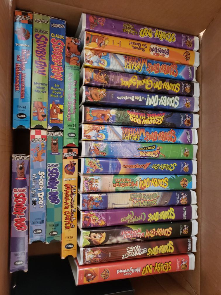 Scooby-Do VHS collection