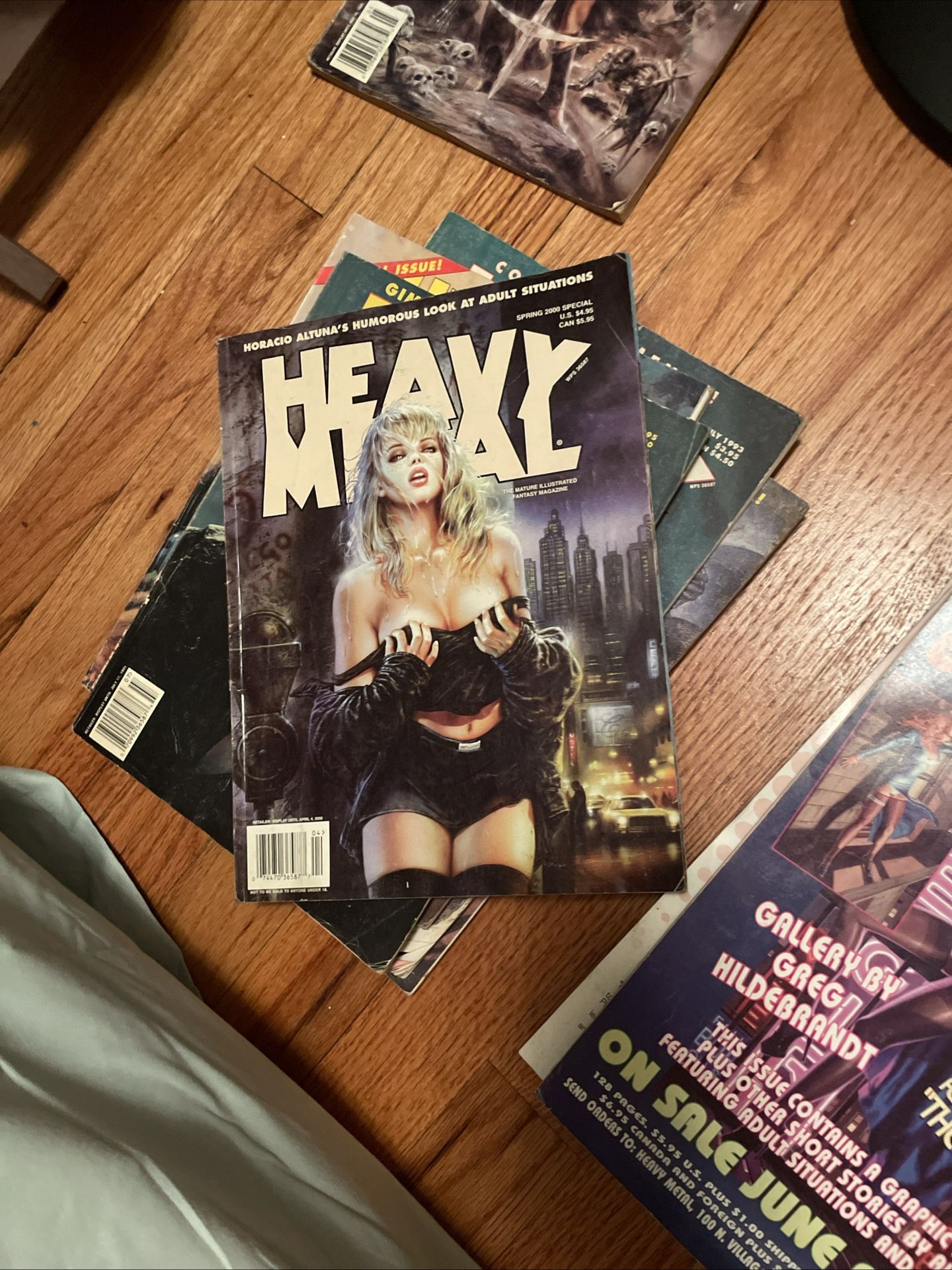 Heavy Metal Adult Illustrated Fantasy Magazines