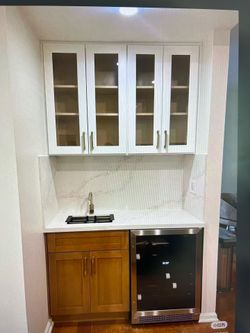 Kitchen Cabinets, Laundry & Garage Cabinets — Available in Various Colors and Sizes