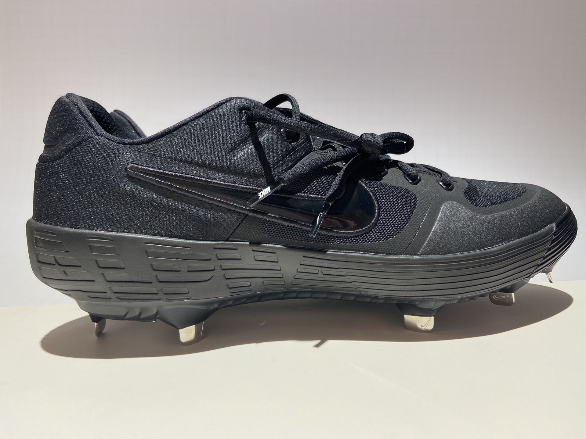 Exclusive Custom Nike Alpha Huarache Elite 2 PE Jackie Robinson Black Men's Size 11.5 AV2470 614