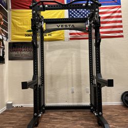 Vesta Fitness PRO SERIES 2-1 Ultimate Half Rack Functional Trainer/Gym Equipment/ Home Gym/ Fitness/ FREE DELIVERY 🚚 
