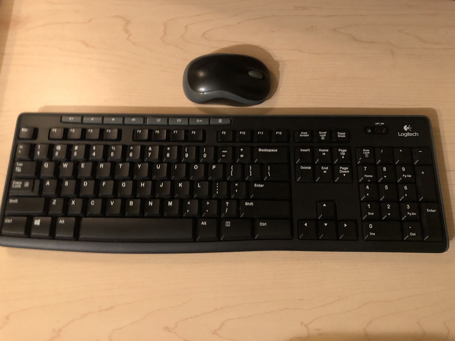 Logitech Wireless Mouse & Keyboard