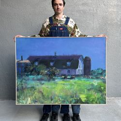 Original Vintage Greg Osterhaus Oil Painting 