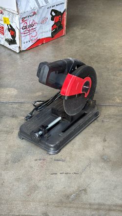 Chop Saw, 7-1/4 in Stainless Steel Cold Cut Blade, 1200 W Motor, 4000 r/min Speed, 0-45° Adjustable Cutting Angle, Metal Cutting Chop Saw for Metal Sq