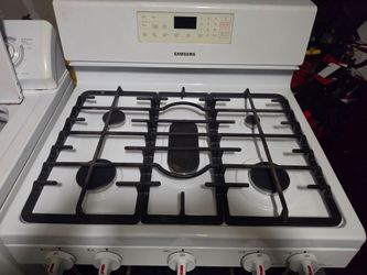 Samsung 5 burner gas stove with warranty