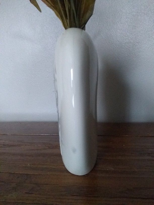 Ceramic Hand Painted Elephant Vase