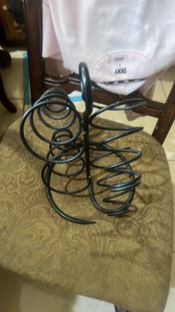 Black Metal Wire Wine Bottle Holder