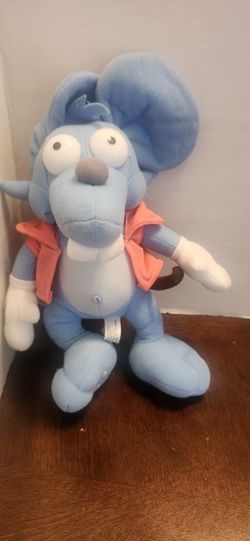 Simpsons Itchy & Scratchy Show ITCHY Plush