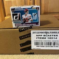 2025 Donruss football blasters sealed case 