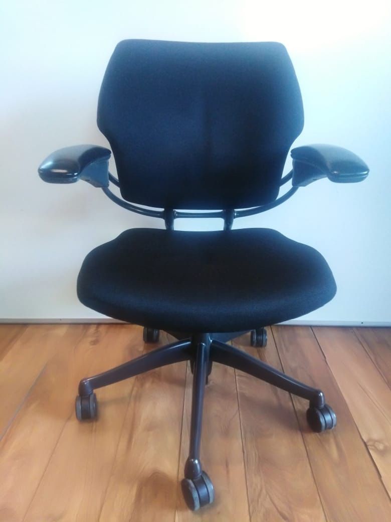 Human scale freedom BLACK ergonomic office chair, executive chair, task chair, desk chair
