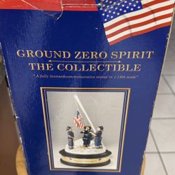NIB 2002 Ground Zero Spirit Collectible 1:18 Scale Commemorative statue 091101