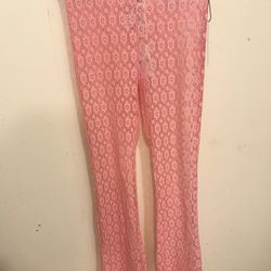 NEW Pink lace cover up (small) $11