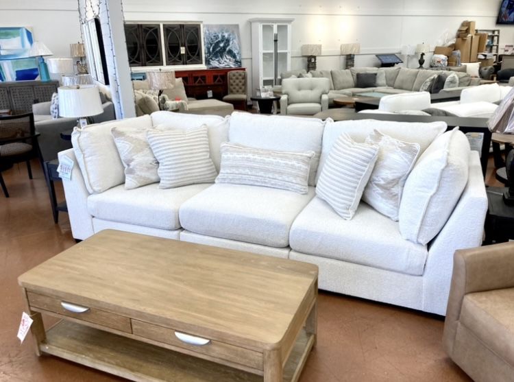 New 120” 3 Piece Sofa — Performance Fabric