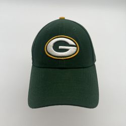 (27) Green Bay Packagers ‘G’ All Green New Era Hat Size One Size Fits All 