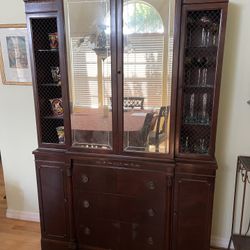 Antique mahogany China Cabinet