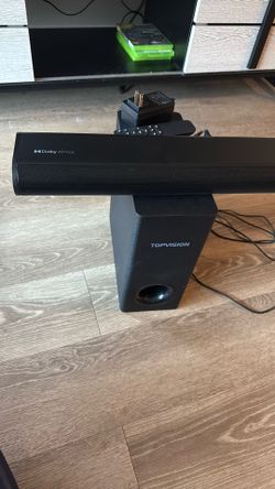 Dolby Atmos Topvision Soundbar and Subwoofer