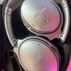 Bose QuietComfort 35 II headphones with camo earphones. 