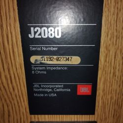 JBL Stereo House Speakers