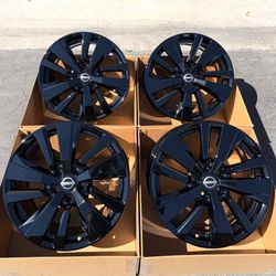 18” Nissan Pathfinder Sentra OEM Wheels Gloss Black