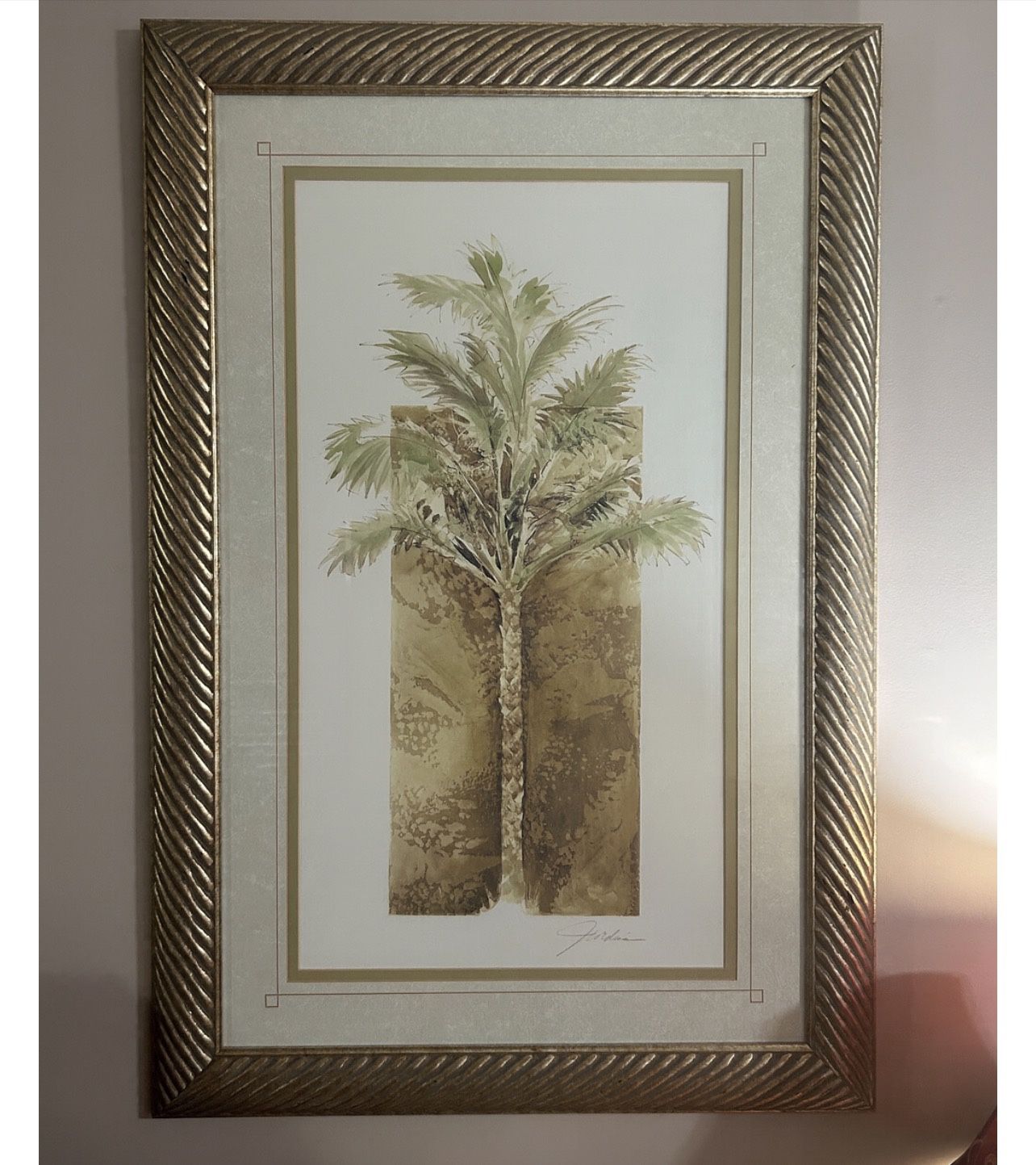 Palmetto Tree Framed Art