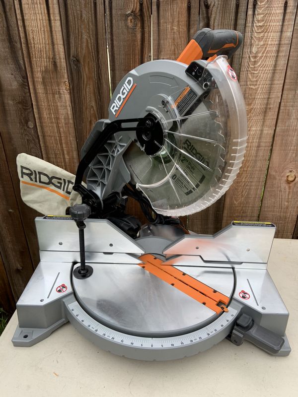 Ridgid Miter Saw12 inch corded for Sale in San Bernardino, CA OfferUp