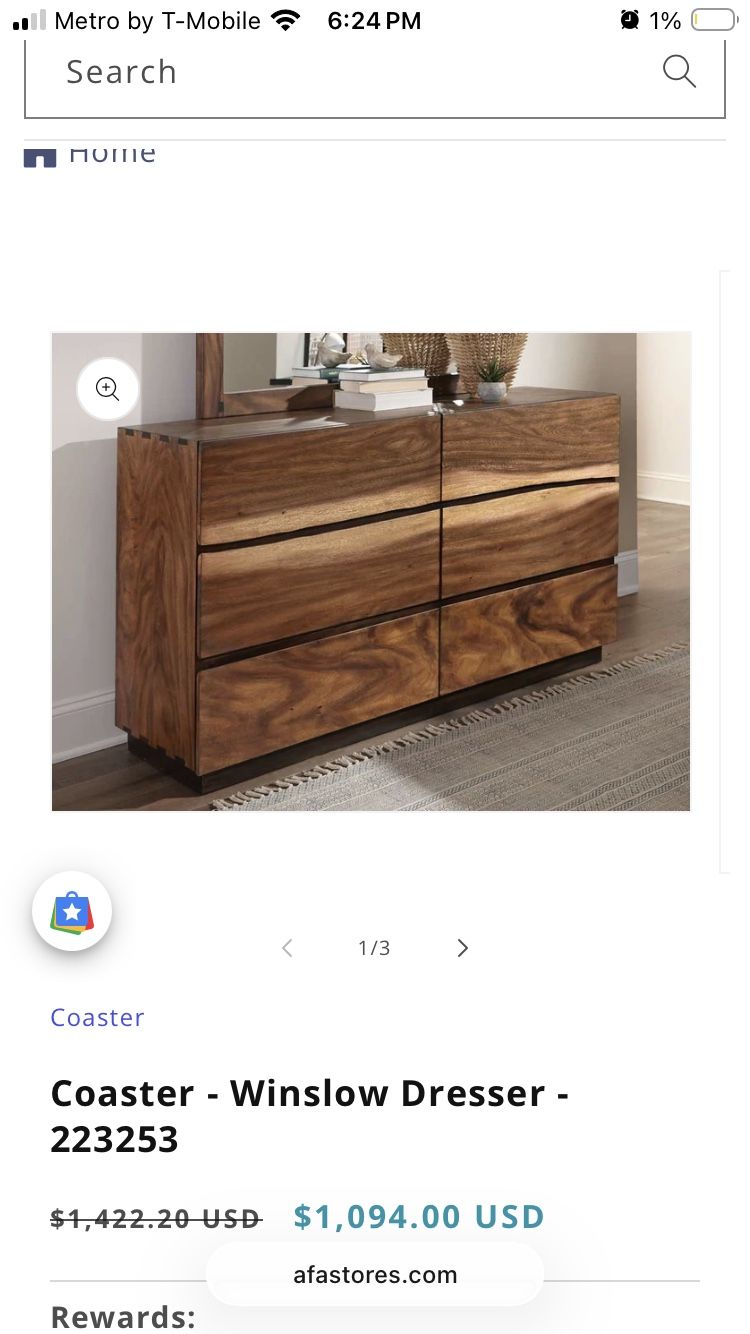 Coaster Winslow Dresser Like New