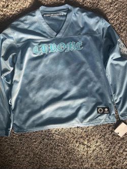Blue chrome heart jersey