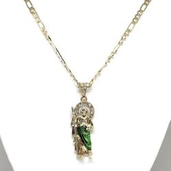 San Judas Pendant and 26” Chain 