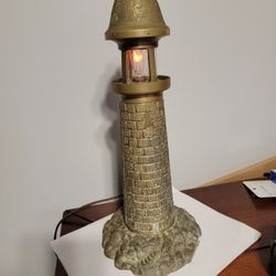 Antique Bronze Lighthouse Lamp