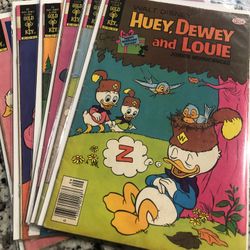 Huey Dewey & Louie Walt Disney Vintage Gold Key Comics
