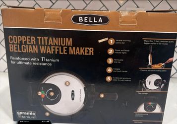 Bella Copper Titanium Belgian Waffle Maker