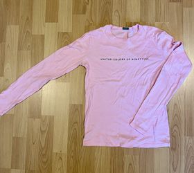 Woman T-shirts Authentic United Colors Of Benetton Pink 