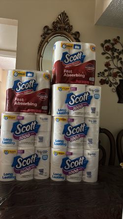 Scott tissue and papertowels