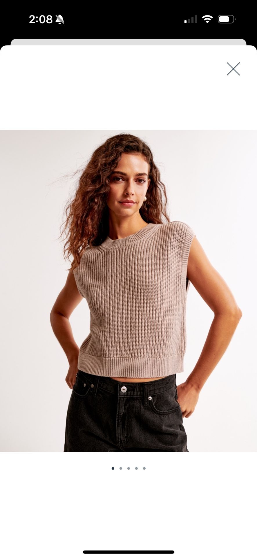 Abercrombie & Fitch Sweater Vest Medium