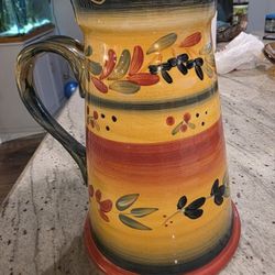 Ceramic Pitcher Vase 