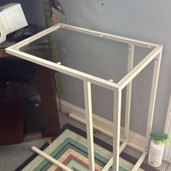 White IKEA Side Table