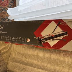 RP 36 in. Tile Cutter with 0.31 in. Tungsten Carbide Blade and Adjustable Blade