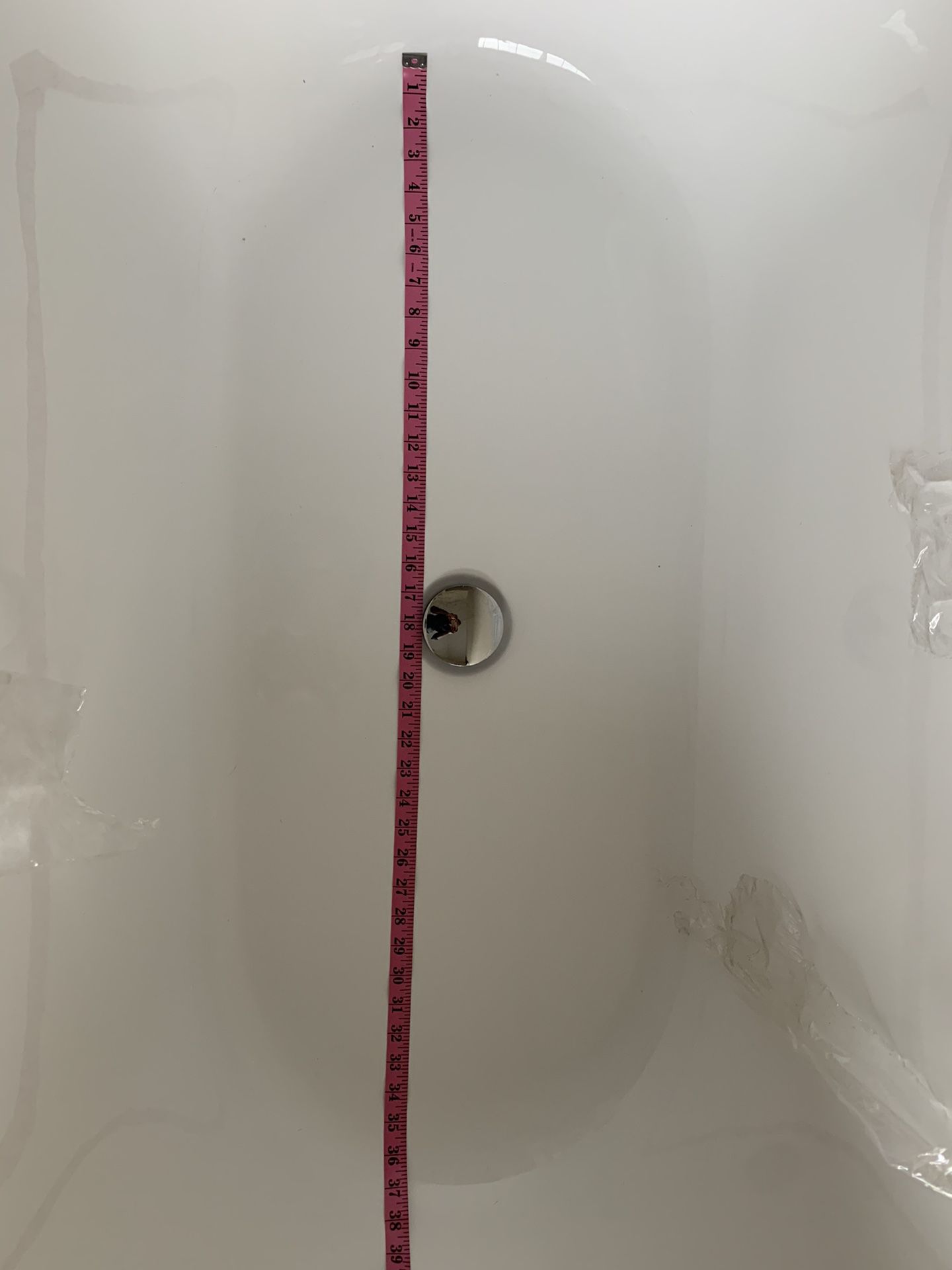 59 inch Freestanding Bathtub Stand Alone Flatbottom