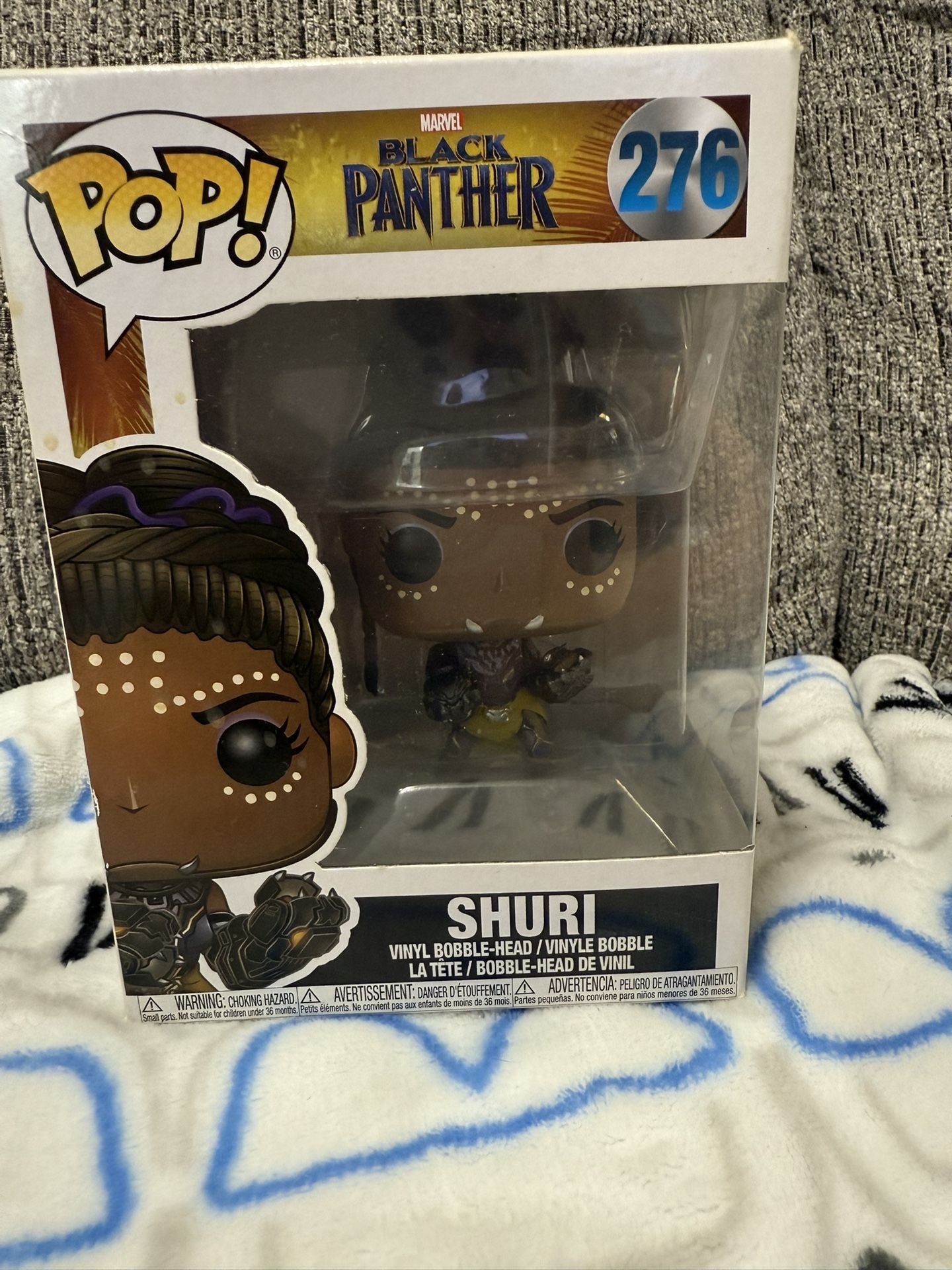 Funko Pop! Shuri 276 Black Panther Marvel Comics Superhero Movie Vinyl Figure Never taken out of the box