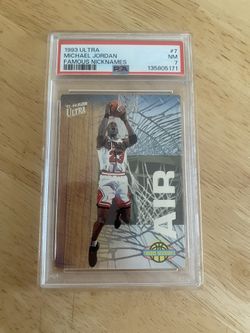 Micheal Jordan Upper Deck PSA 7