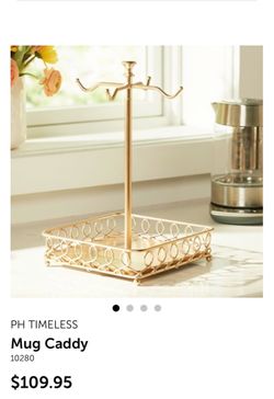 PH Timeless Gold Mug Caddy