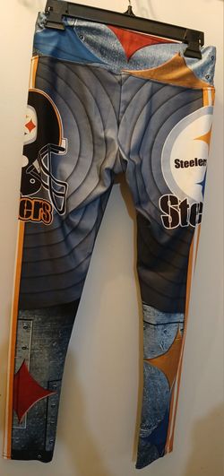 Pittsburgh Steelers Graphic Print Leggings women's size small poly spandex