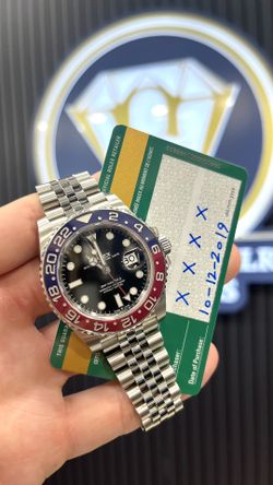 Rolex GMT MASTER II PEPSI ON JUBILEE 2019