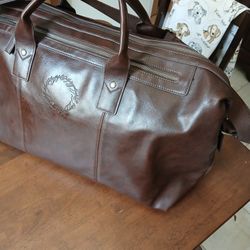 Leather Carry-on Luggage 