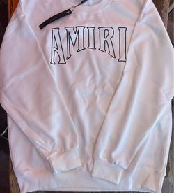 Amiri White Crewneck